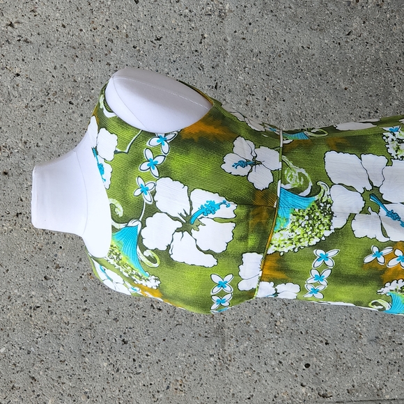 1970s Hawaiian Maxi dress - Picture 6 of 12